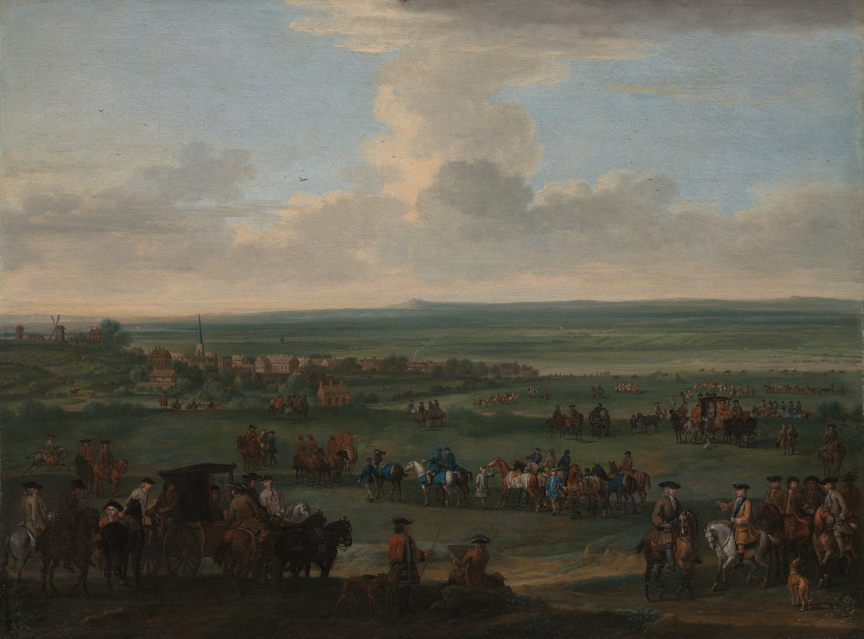 George I at Newmarket, 4 or 5 October, 1717', John Wootton (1682-1764), c.1717  Courtesy of the Yale Center for British Art, Paul Mellon Collection